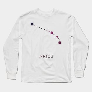 ARIES STAR CONSTELLATION ZODIAC SIGN Long Sleeve T-Shirt